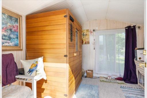 Red light sauna