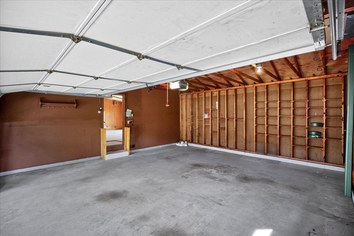 Another view of the garage looking into the home.