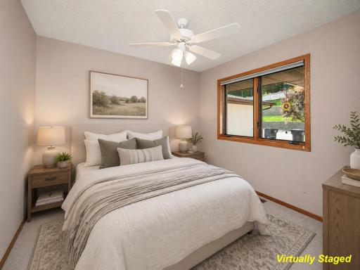 Main floor office or bedroom across from bathroom