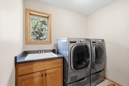 Main level designated laundry.