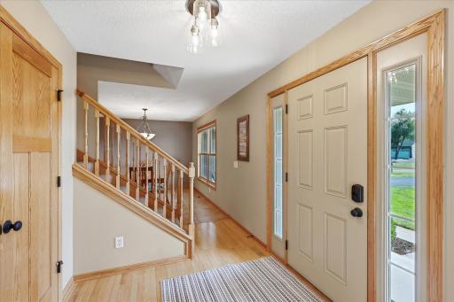 Bright and spacious entryway.