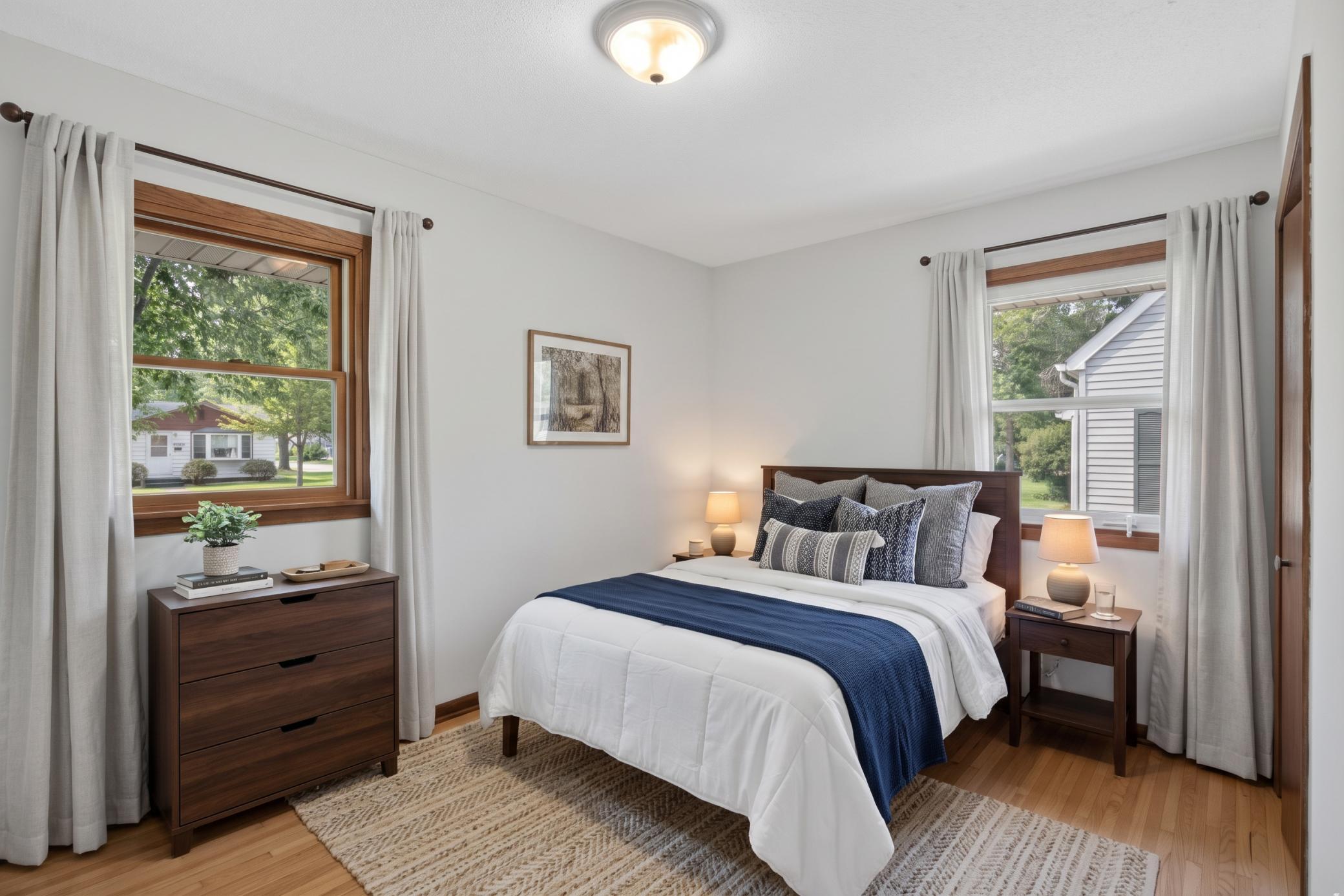 Main level: bedroom 3 (virtually staged)
