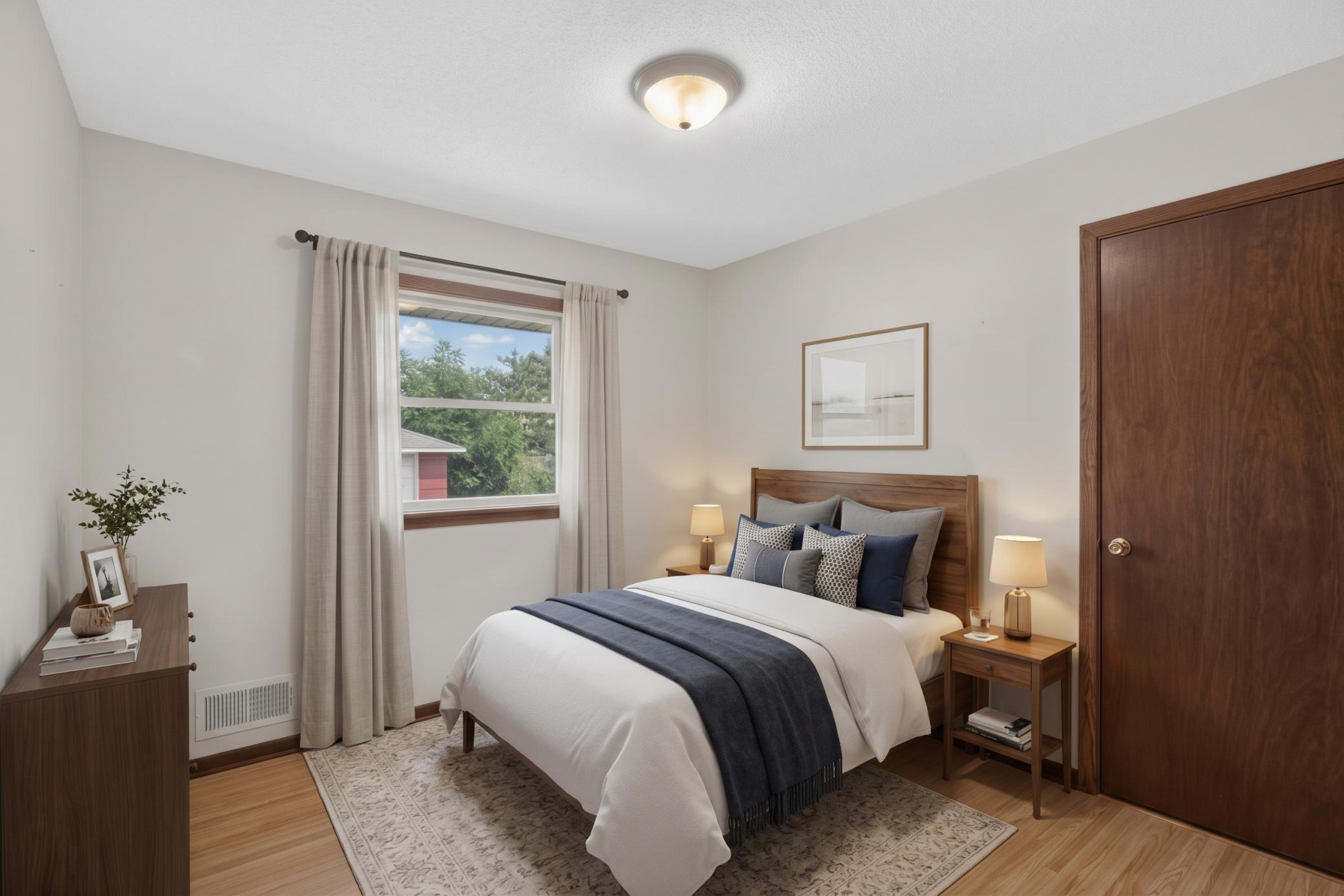Lower level: bedroom 4 (virtually staged)