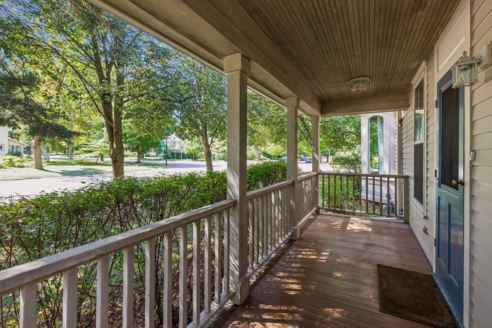 3rd Street Open side porch