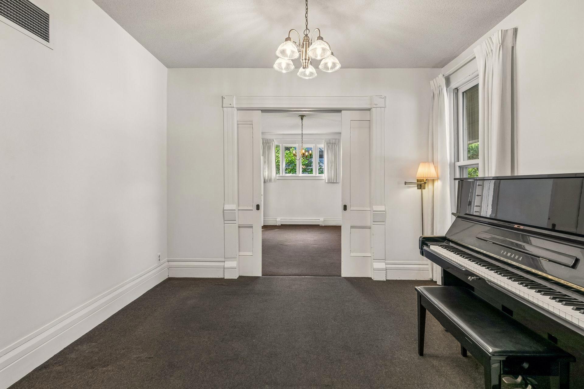 Original pocket doors and beautiful trim work