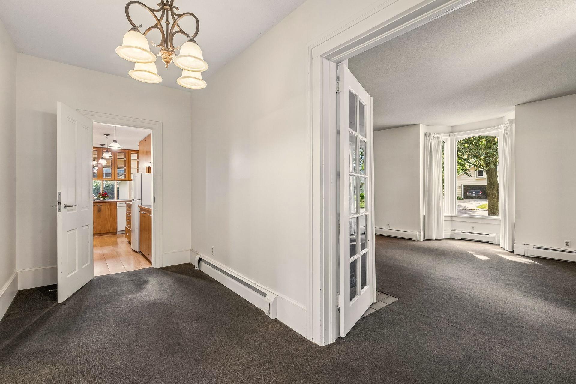 Fabulous floor plan - from front foyer to 4 different directions. Note French doors to Living Room