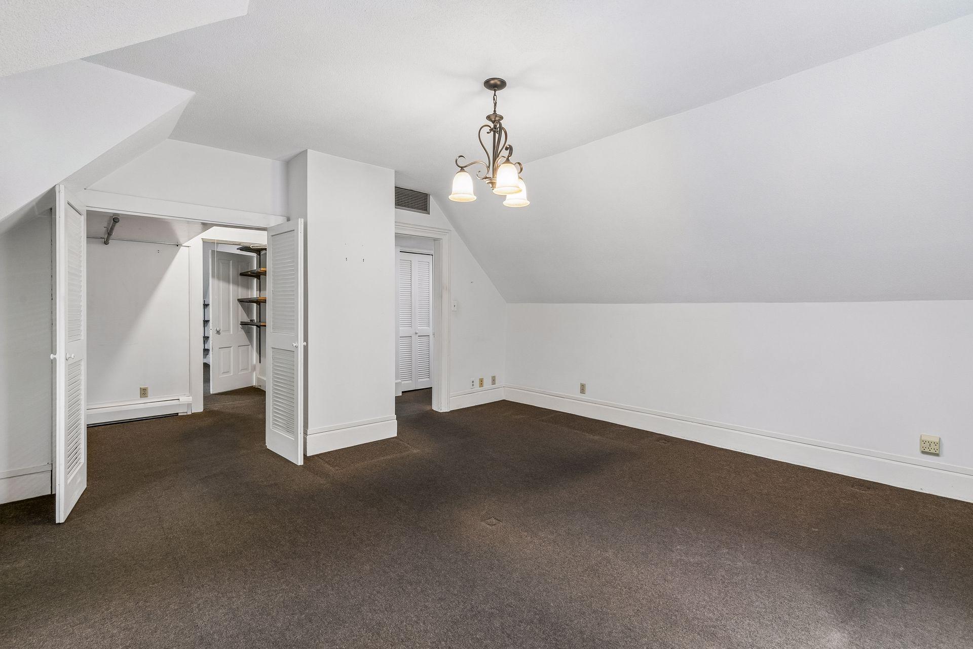 Upper level Bedroom 2 - all the closets are good sized have lights