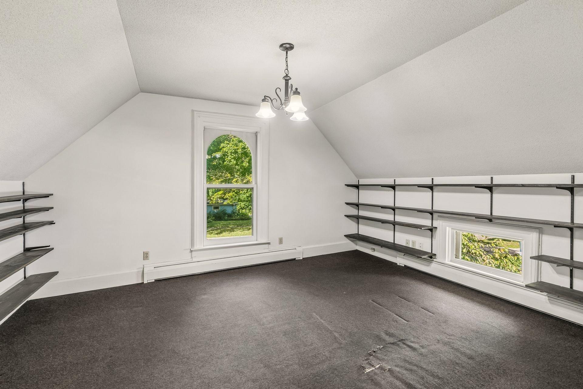 Upper level bedroom 1 - note Marvin windows