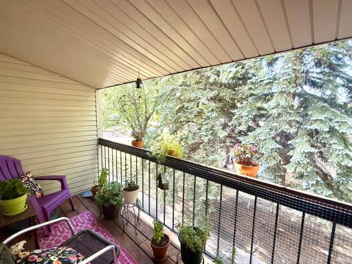 covered balcony