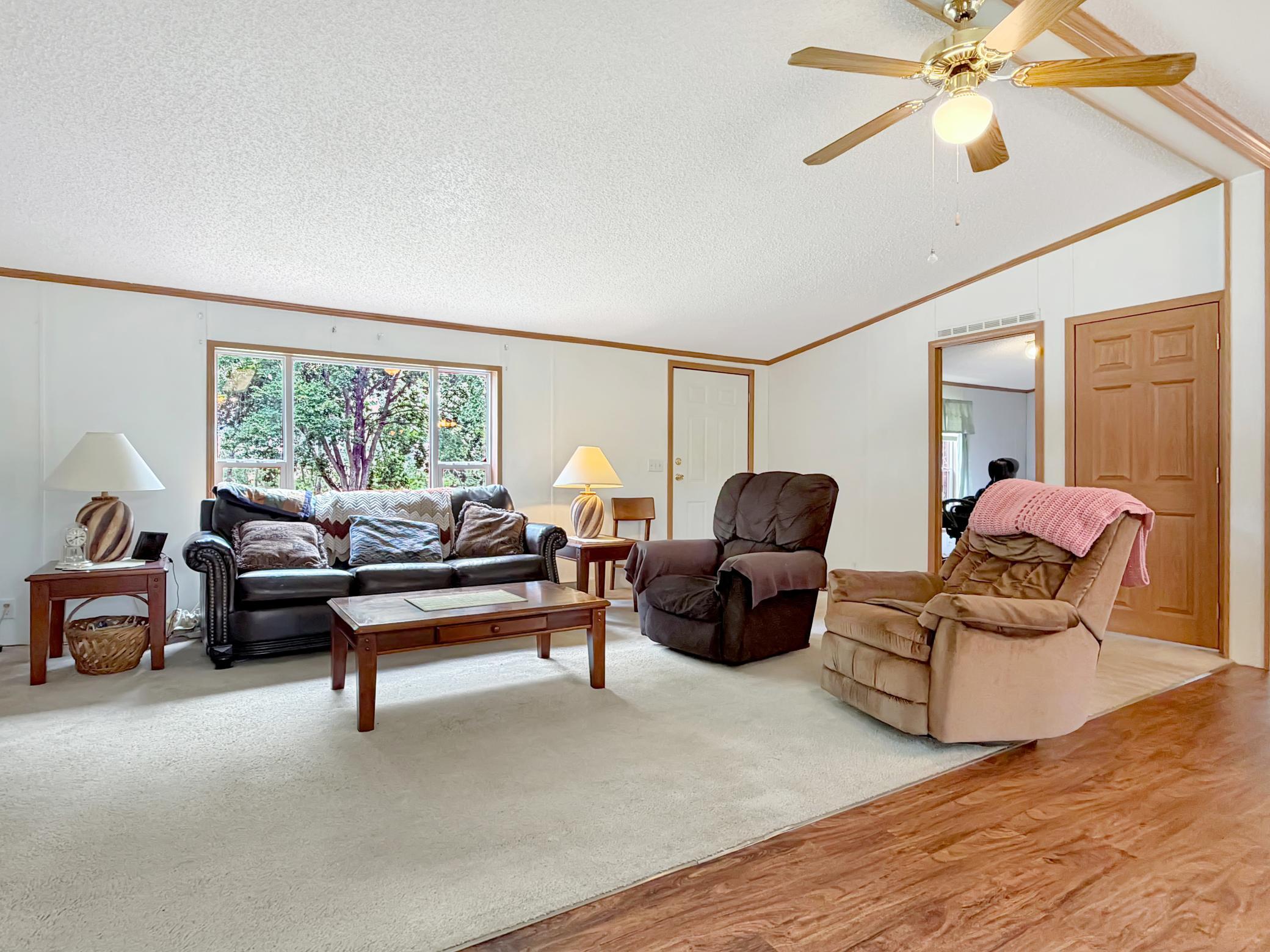 Great natural light in the main living spaces