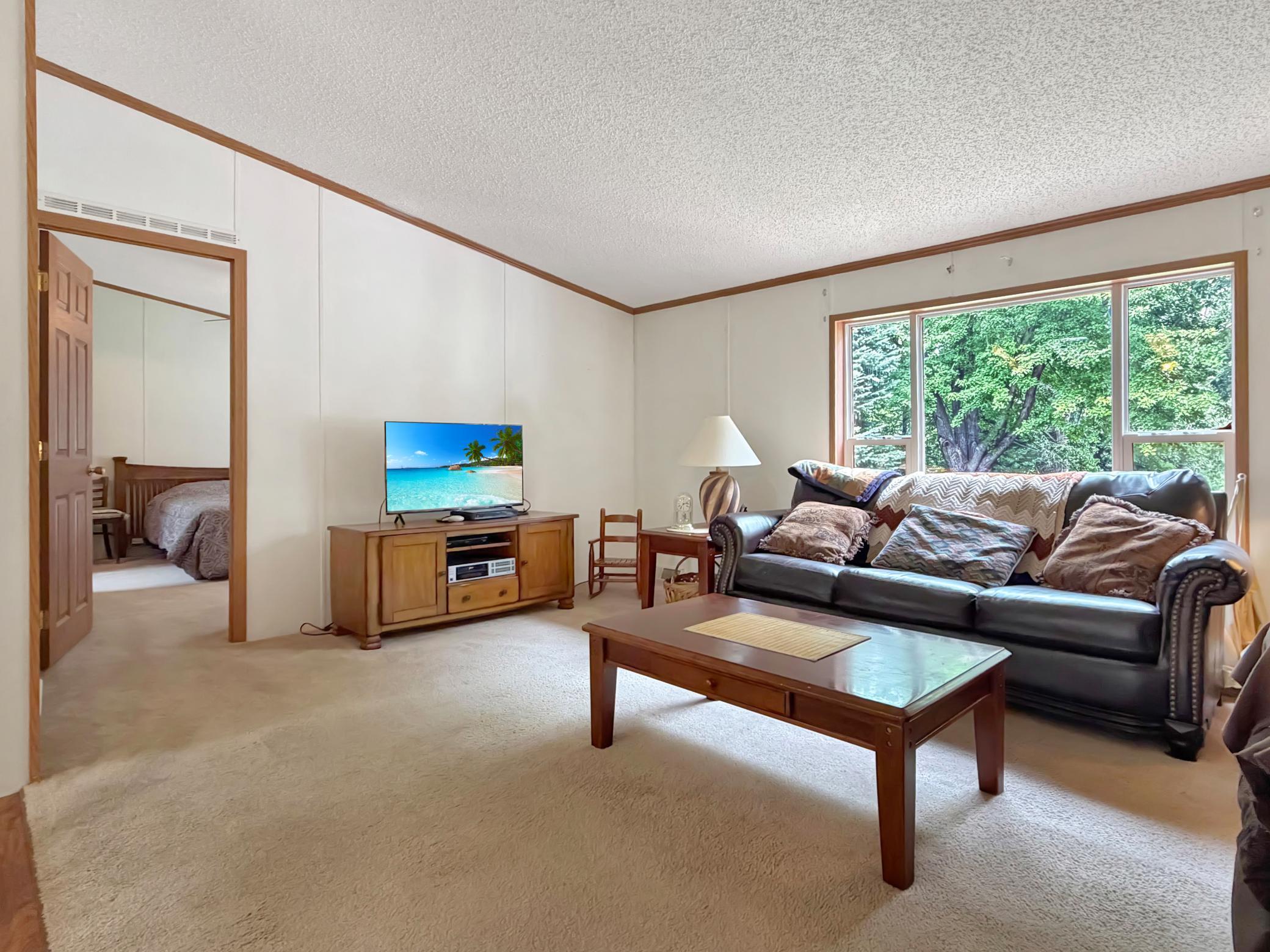 Master Bedroom off Living Room
