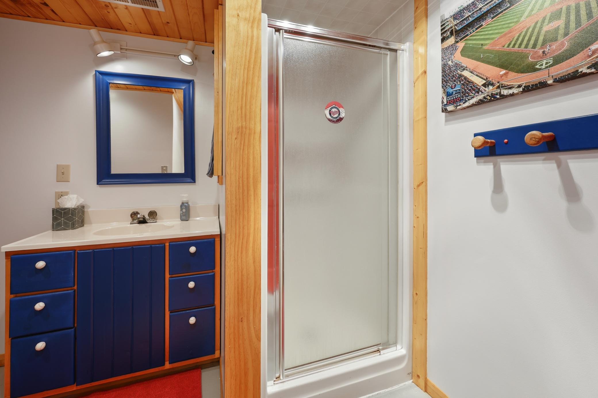 basement 3/4 bathroom