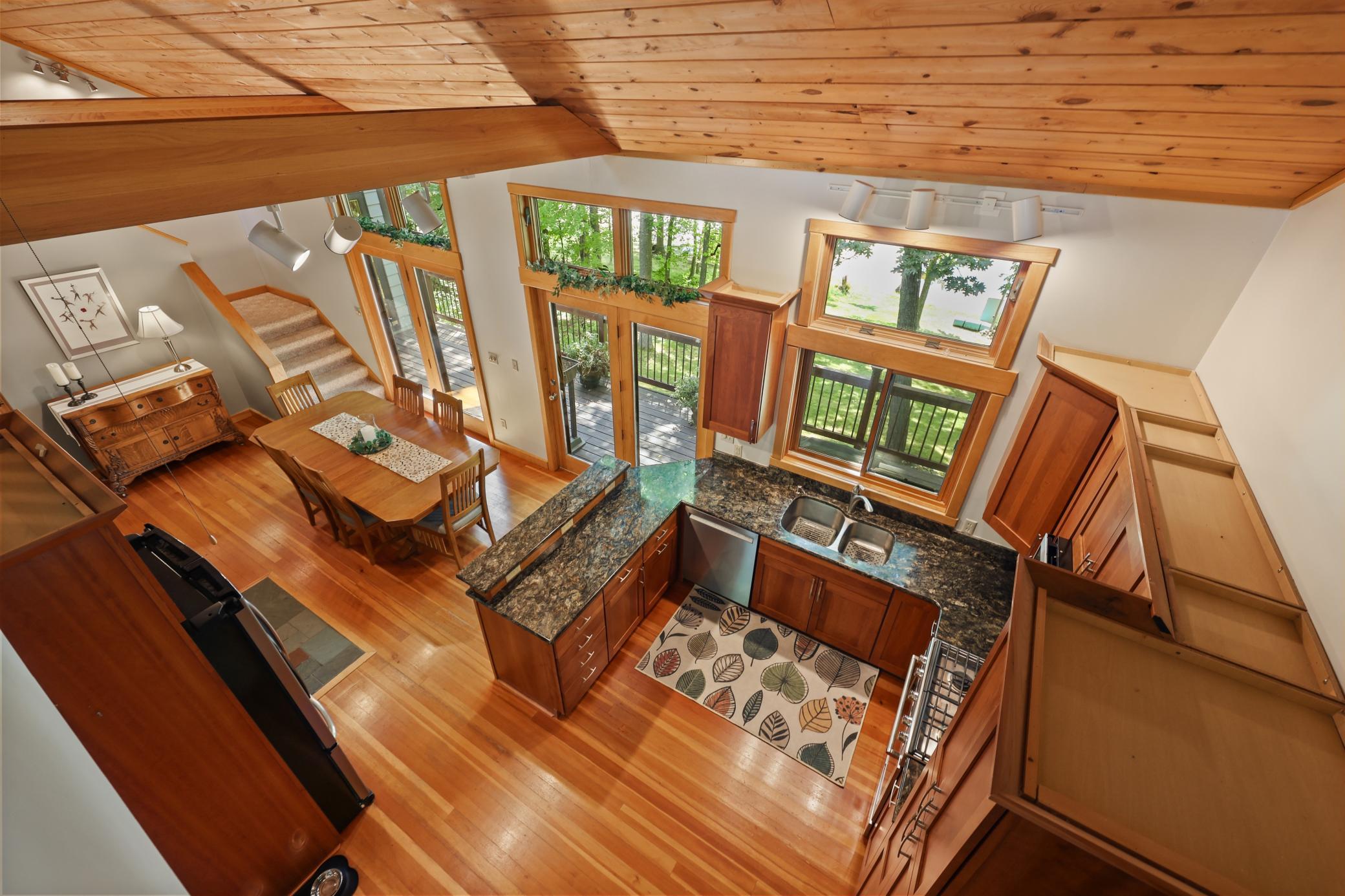 Kitchen from loft