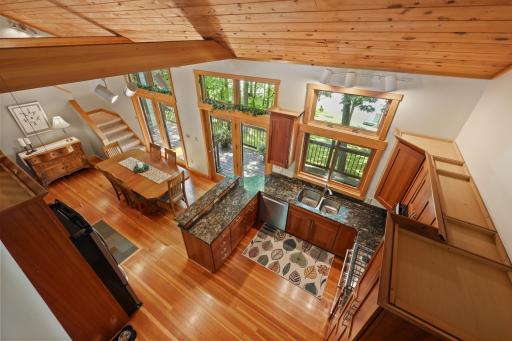 Kitchen from loft