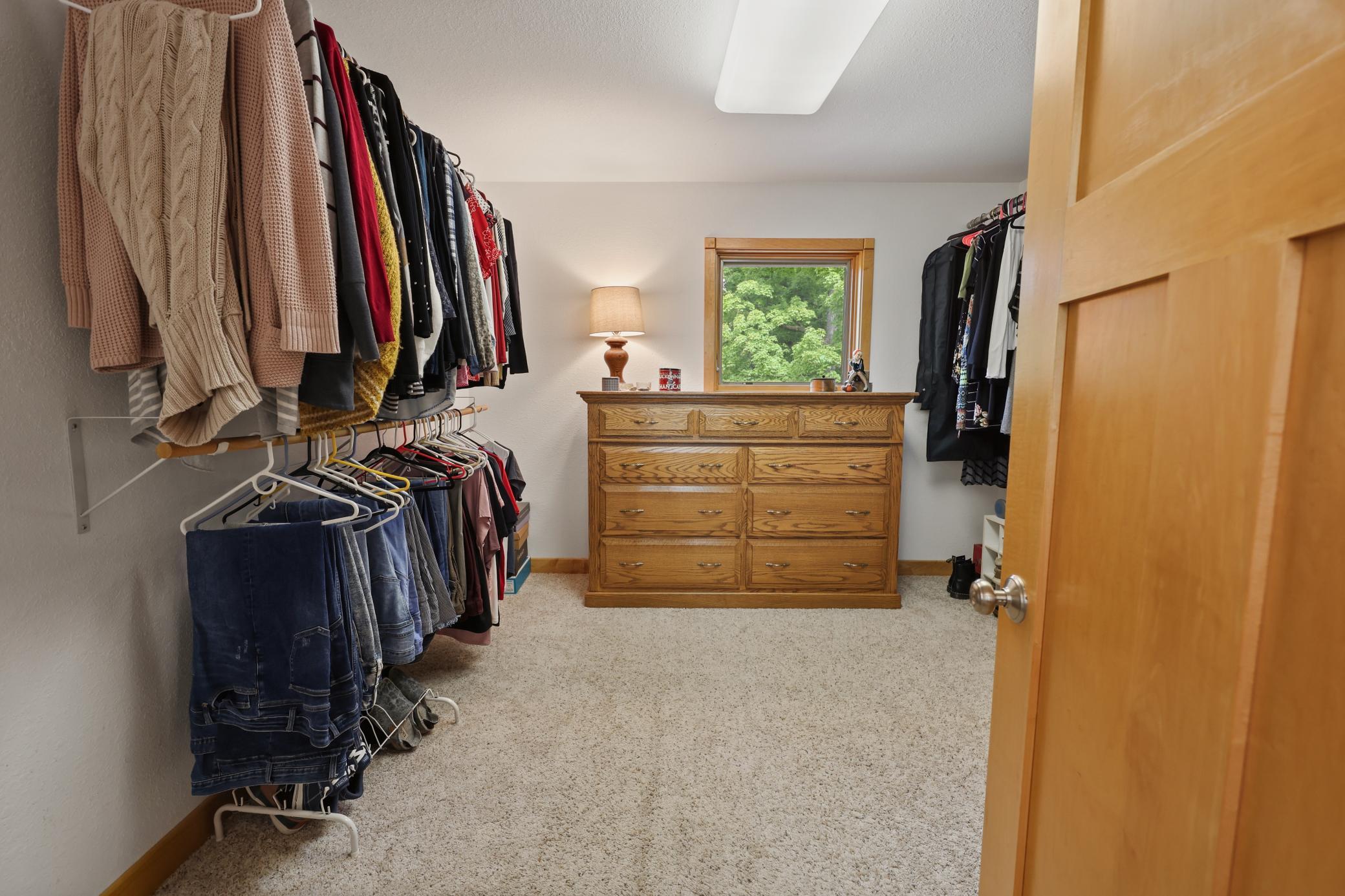 Primary walk-in closet