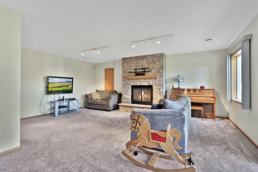 Additional view of basement family room.