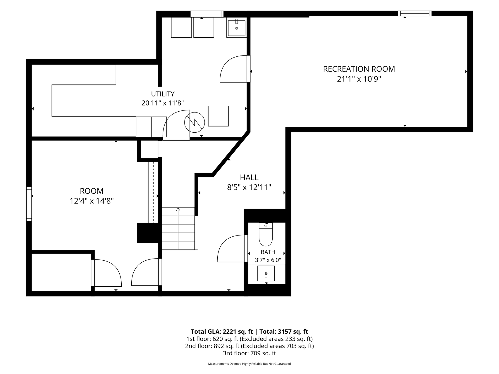 Lower level floor plans