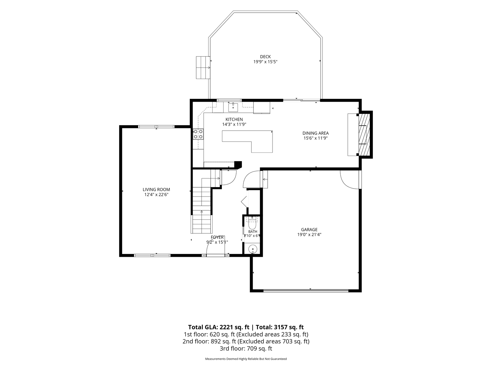 Main level floor plans