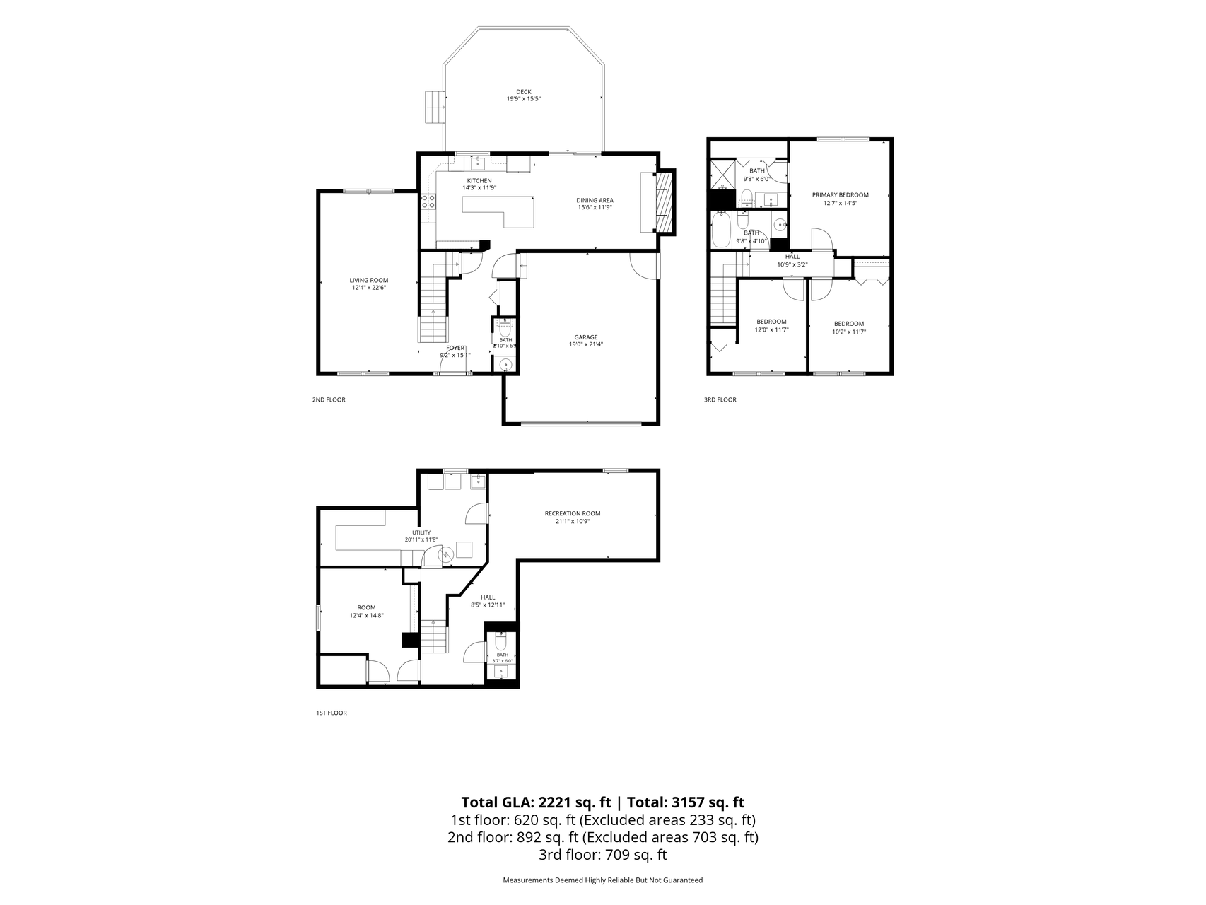 Combined floor plans
