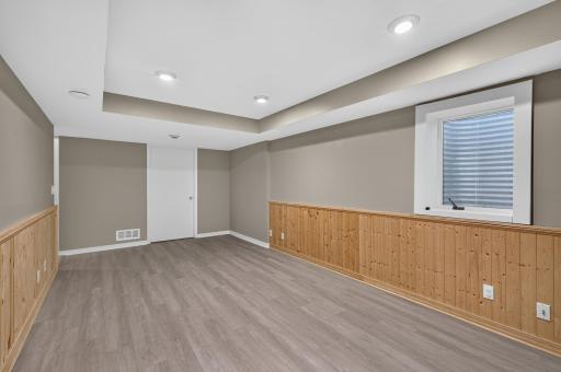 Lower level family room or this can be transformed into another bedroom space, or workout space! So many options!