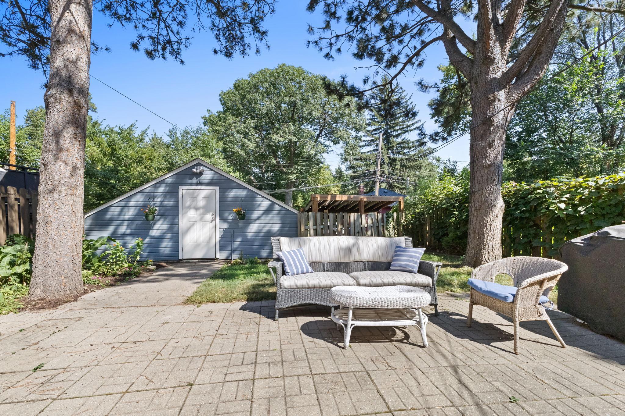 Detached 2 Car Garage and Carport