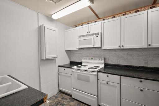 Secondary kitchen in the lower level