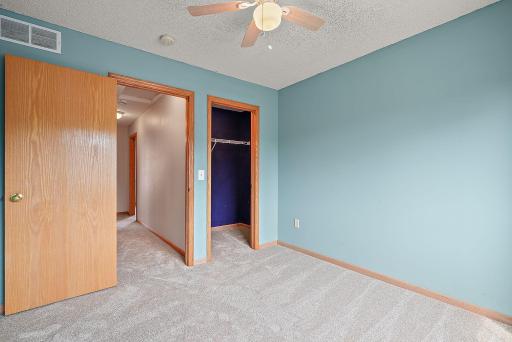 Upper bedroom #3 with walk in closet