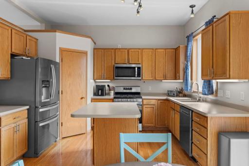 Generous prep space and a walk-in pantry for plenty of extra storage
