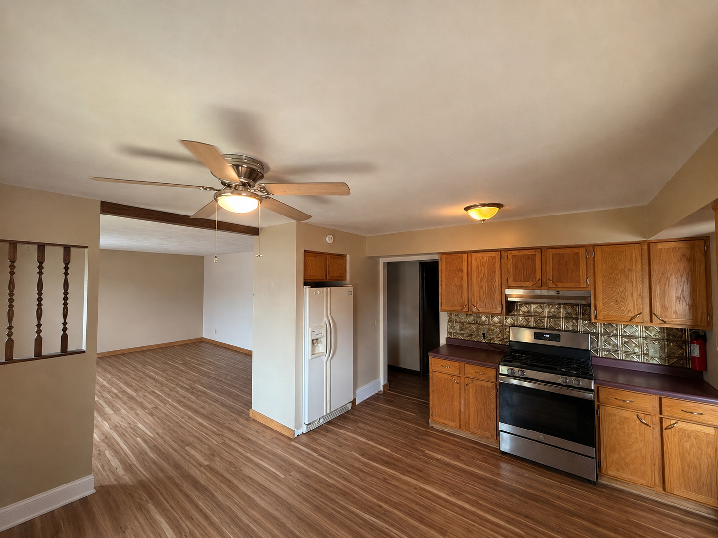 Kitchen (AI image showing cleared room)