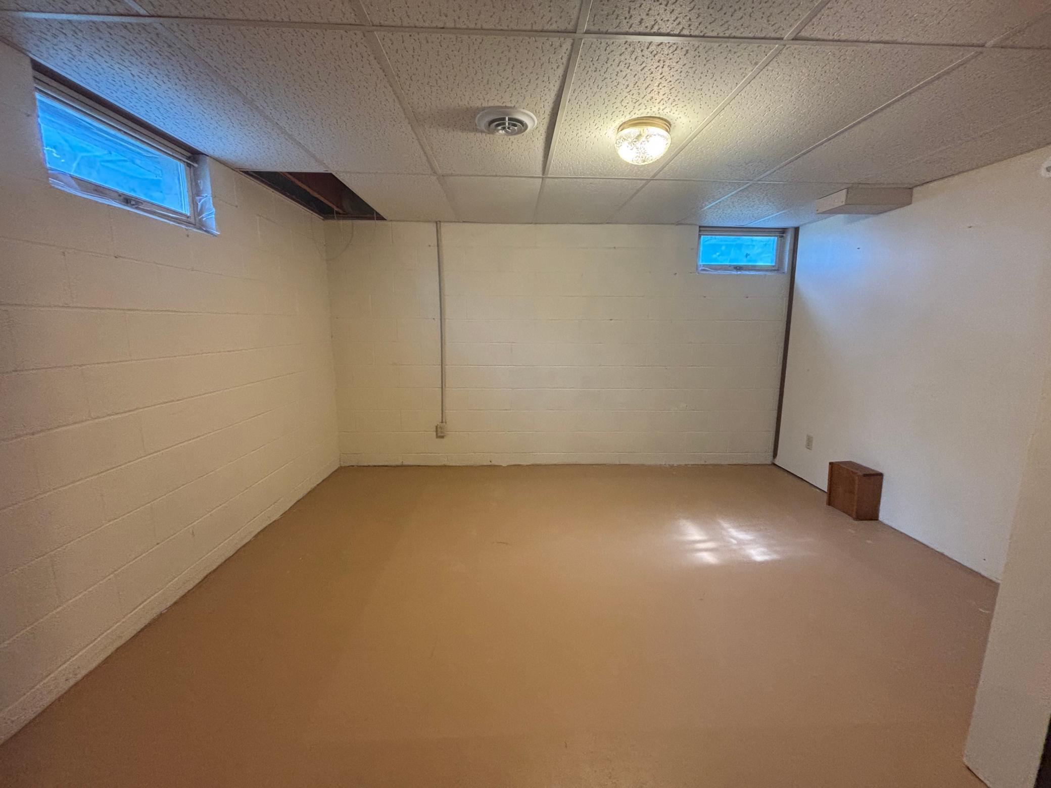 Basement bonus room