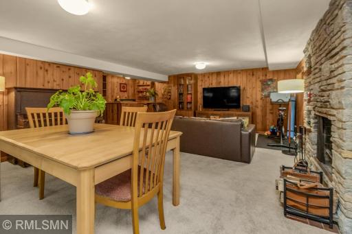 Knotty pine paneling! New carpet in 2026.