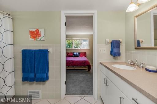 Full bathroom is adjacent to bedrooms 2 and 3.