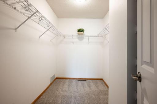 Spacious Primary Bedroom walk-in closet