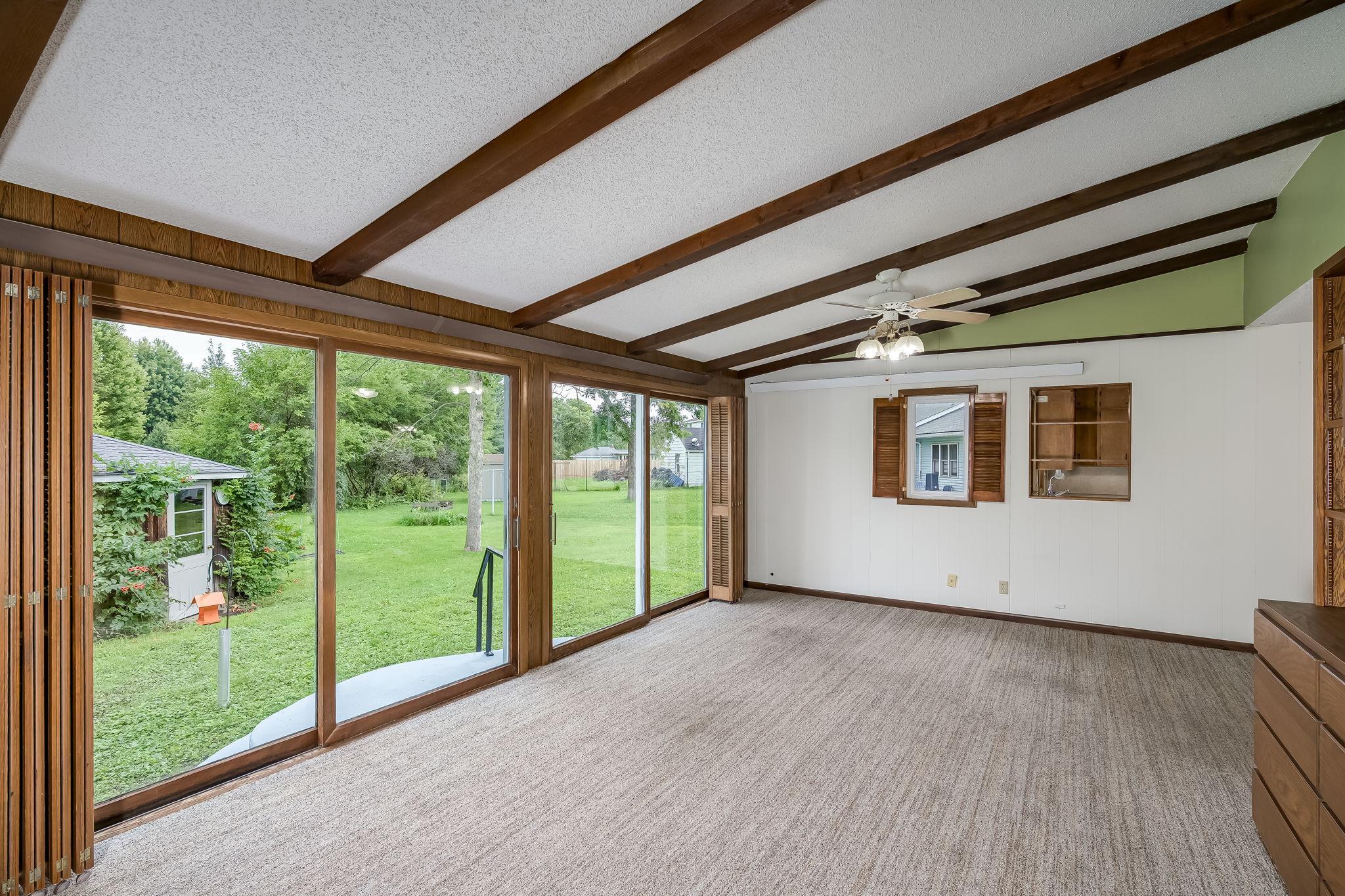 family room walks out to backyard for great entertainment space!