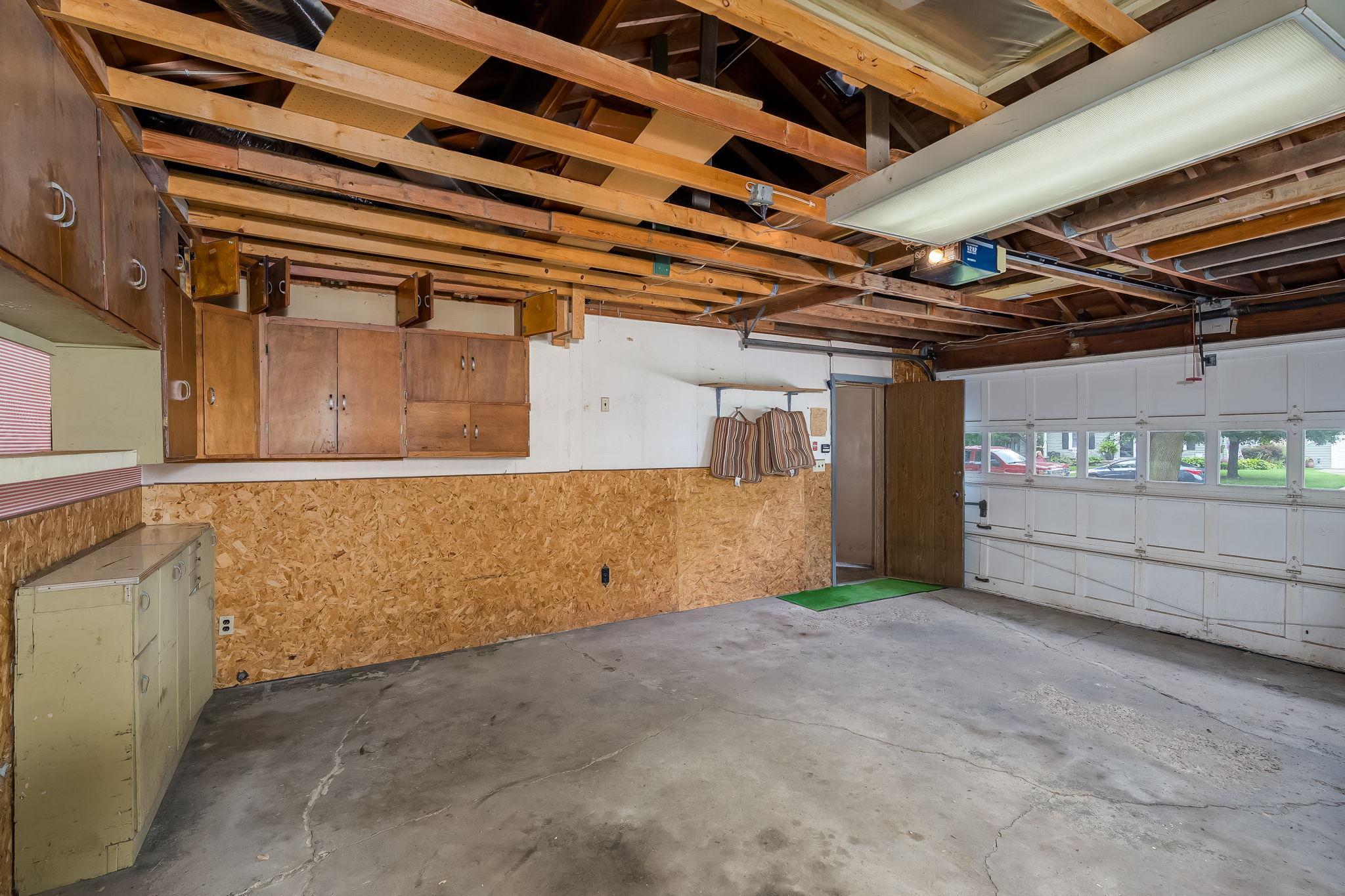 Attached garage
