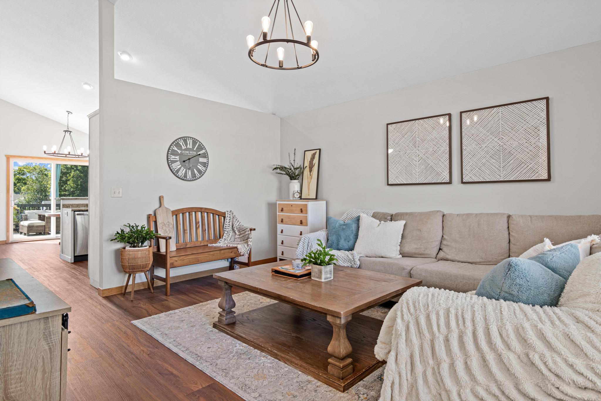 Open-concept living made for gathering.