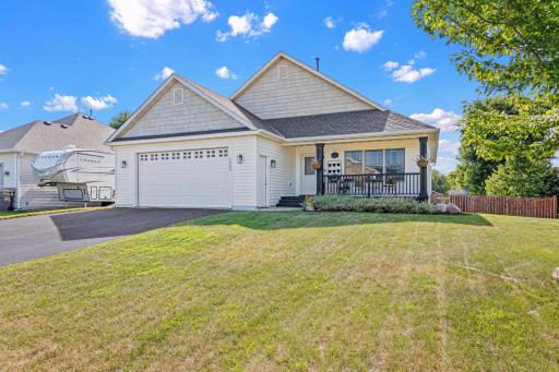 Inviting curb appeal in New Richmond's Paperjack Place.