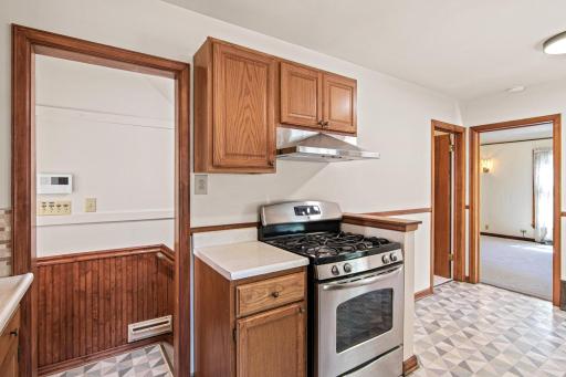 Amazing charter exists in the kitchen and throughout the home