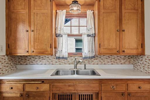 Amazing charter exists in the kitchen and throughout the home