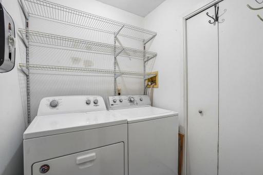 Main level laundry.