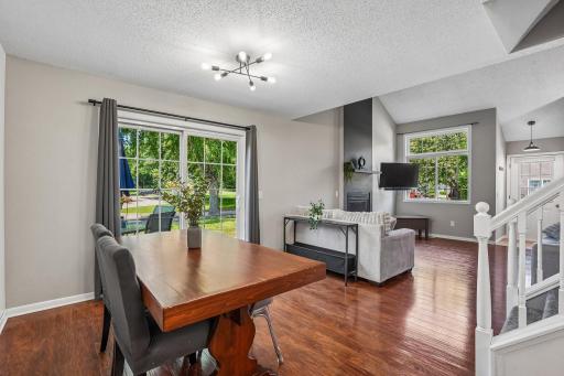 Dining area between your living room and kitchen!