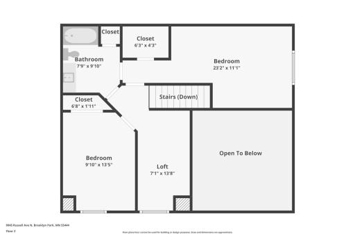 Upper Floor Plan