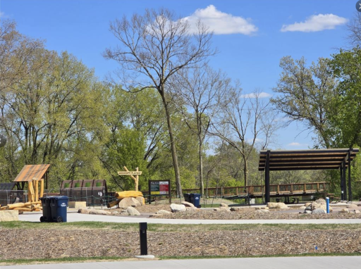Brand new play area near the dam!