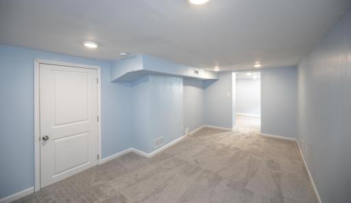 A hobby room ready to be decked out with tables, counters and more