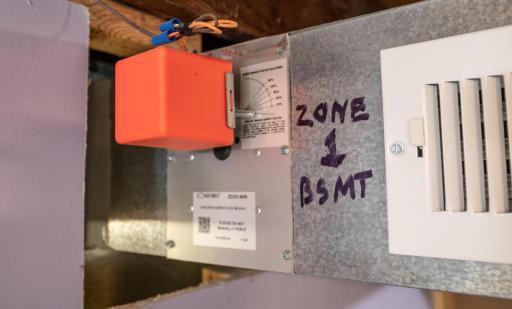 Zoning allows users to control the termperatures to each comfort level