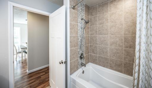 Bath includes a full tub