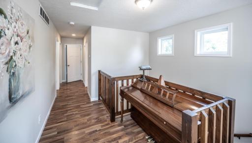 You'll love the piano nook on the upper level