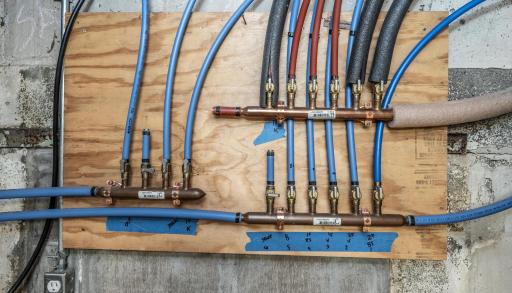 Don't worry about old pipes...pex throughout the entire house top to bottom