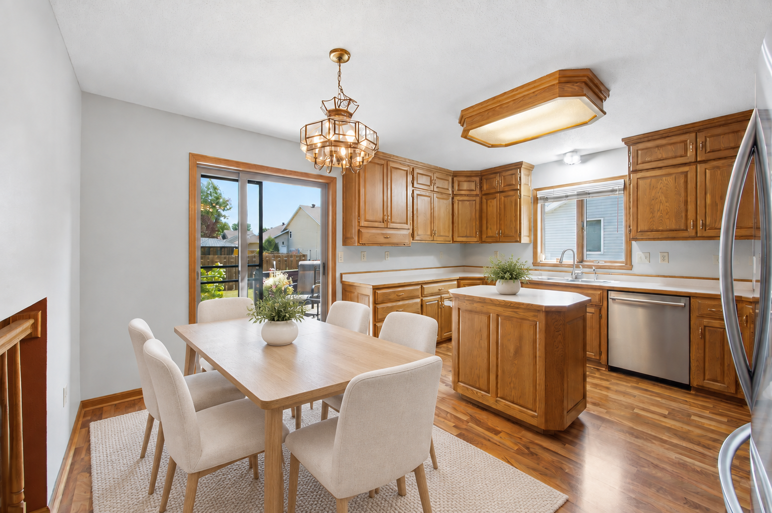 Kitchen - Digitally Staged