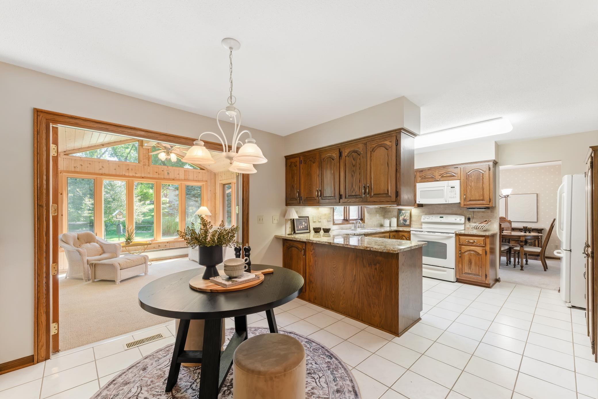 Eat In Kitchen/Porch View